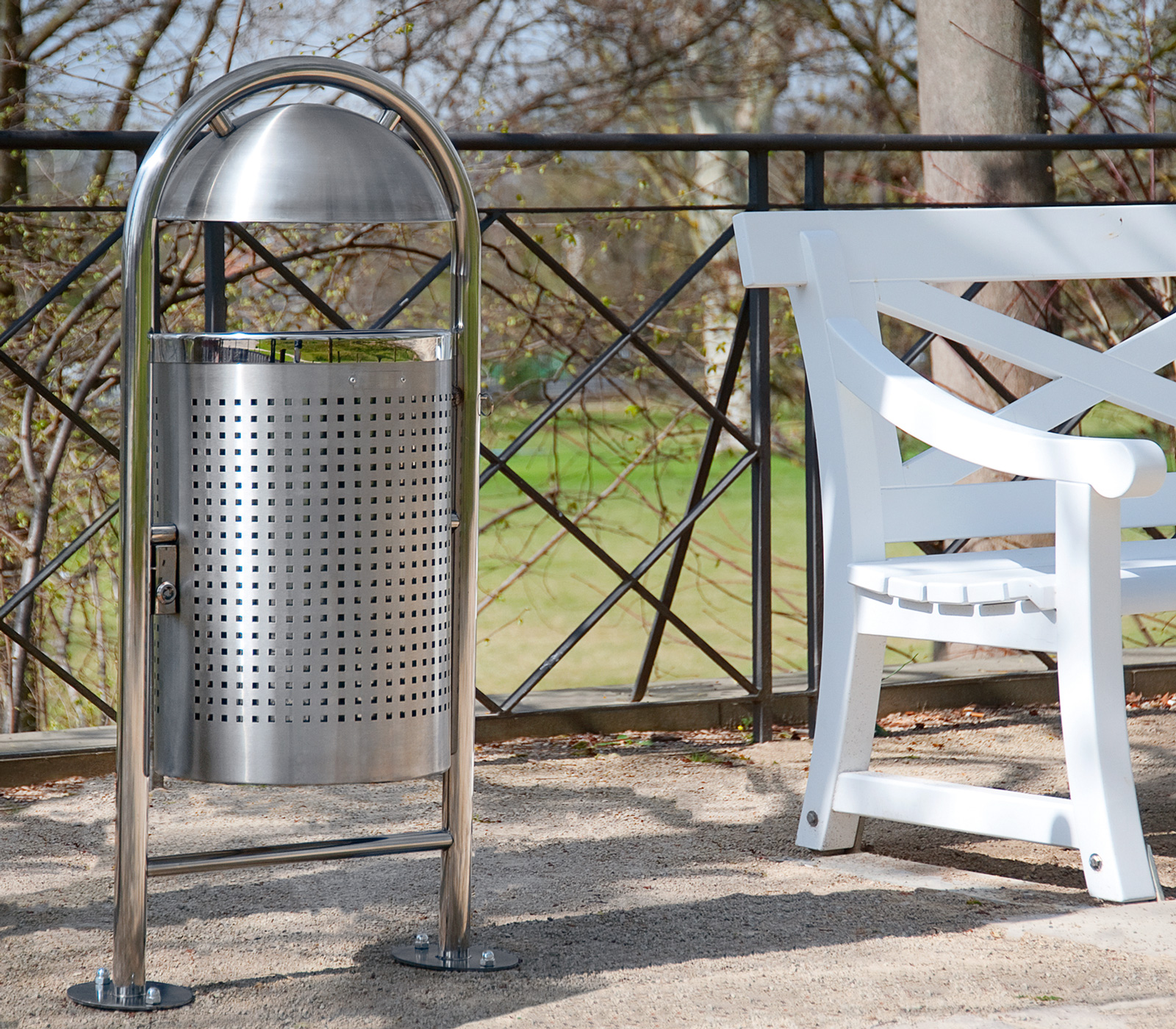 Poubelle acier inoxydable