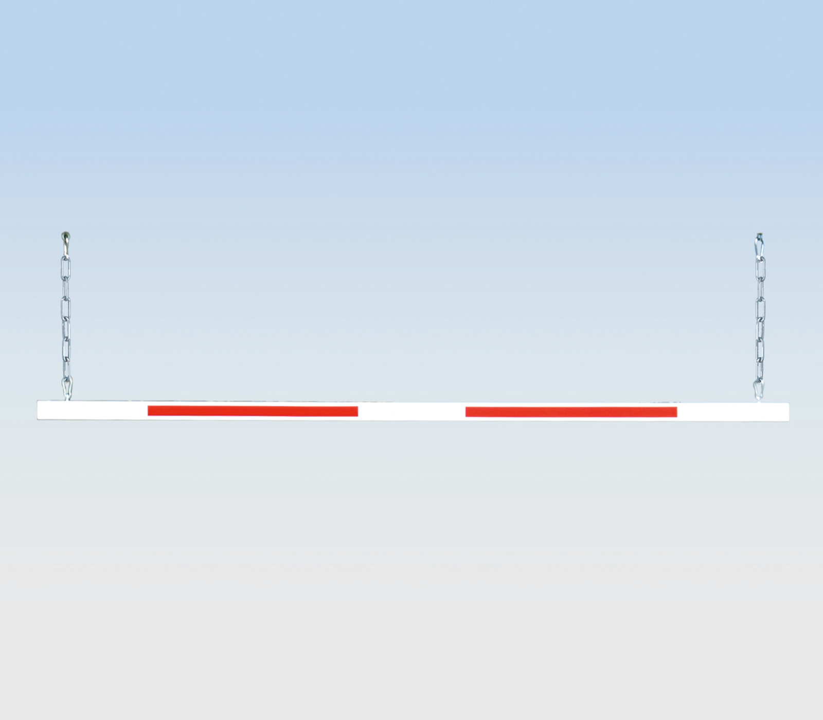 Portique de limitation de hauteur tournant Barrière suspendue rouge et blanche