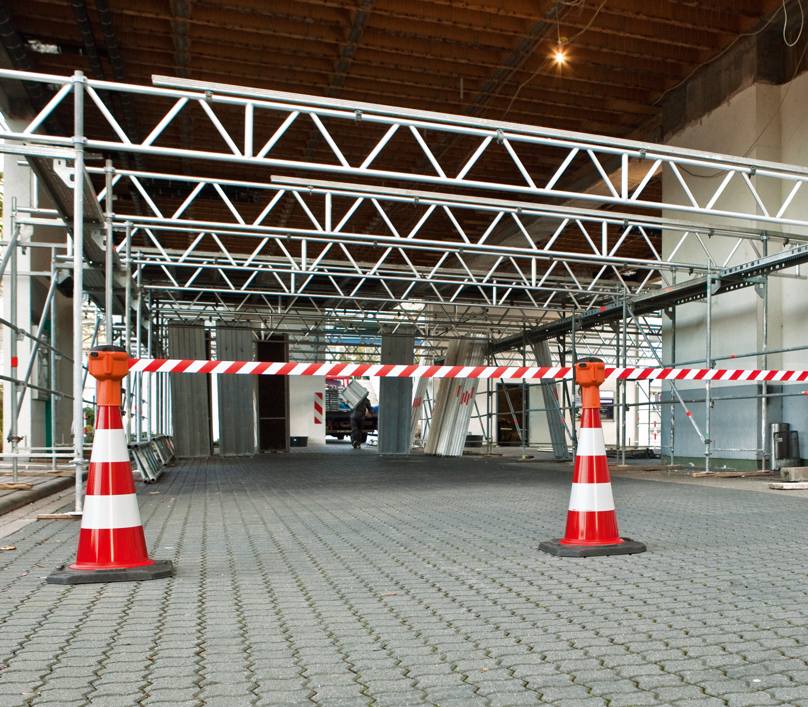 Sangle de cône assortie aux cônes de signalisation