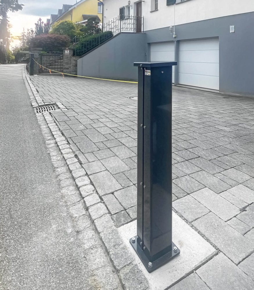 Einfahrt und Parkplatzabsicherung mit Seilabsenker PAS-S