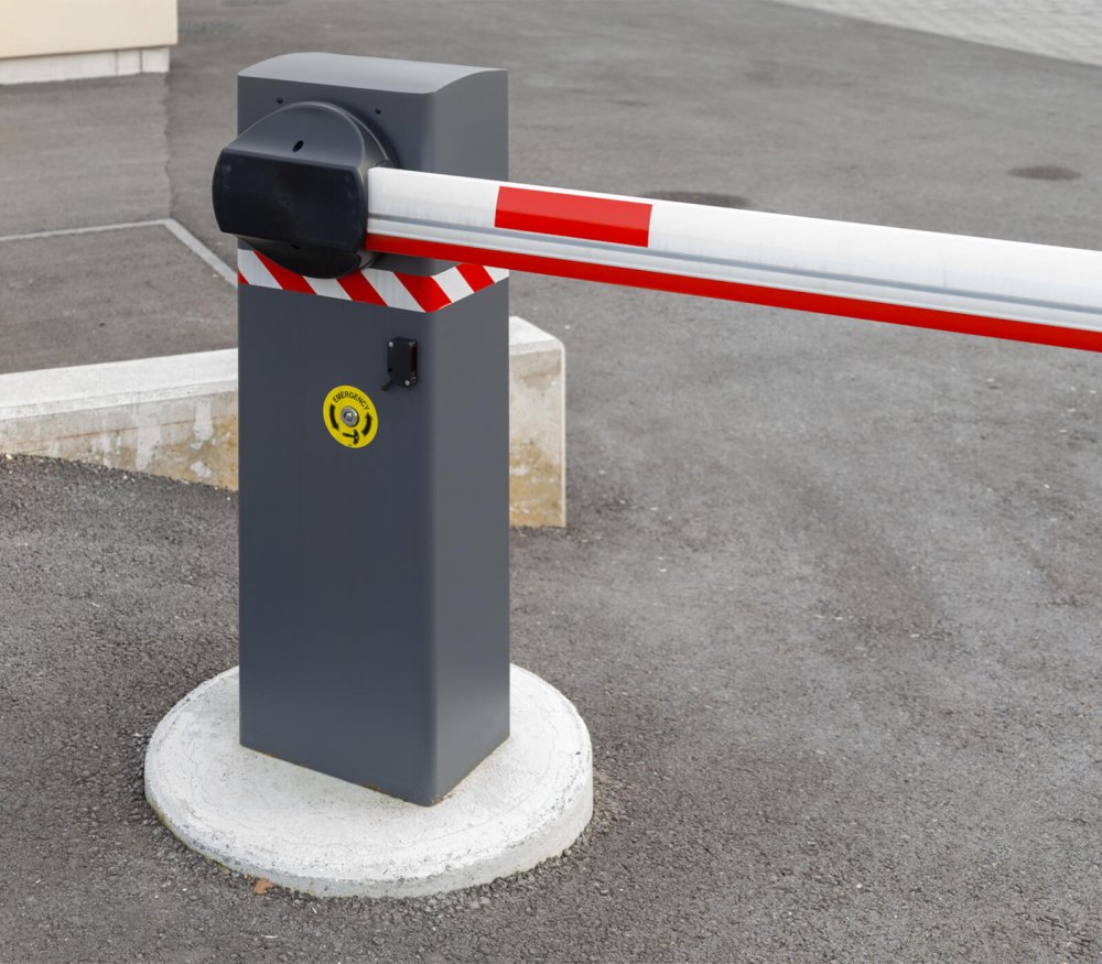 Schranke, Absperrung Gemeinde Kaltbrunn