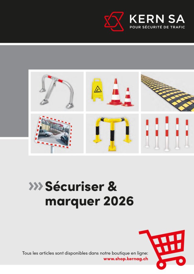 Kern AG pour sécurité de trafic catalogue principal 2026