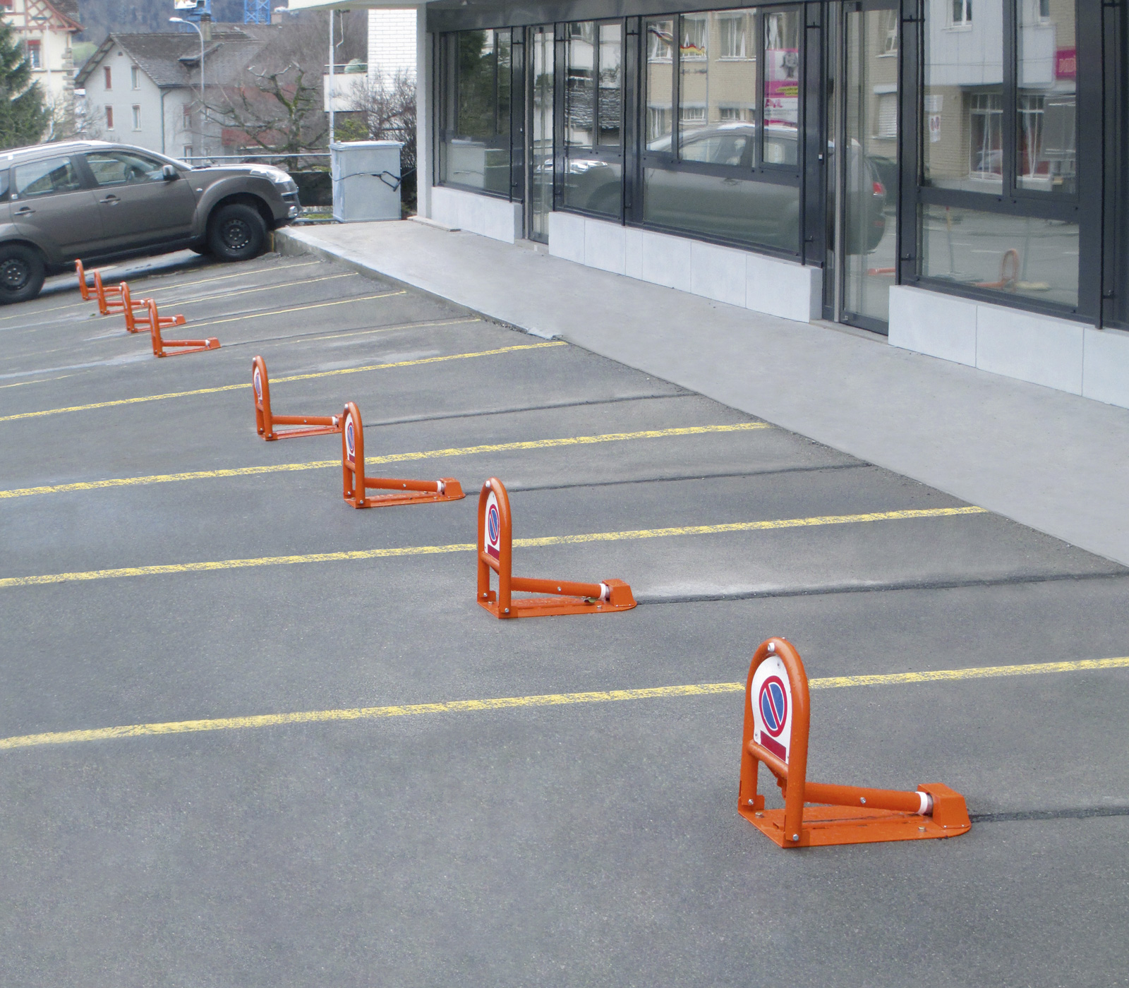 Arceaux de parking automatiques - Kern SA pour sécurité de trafic