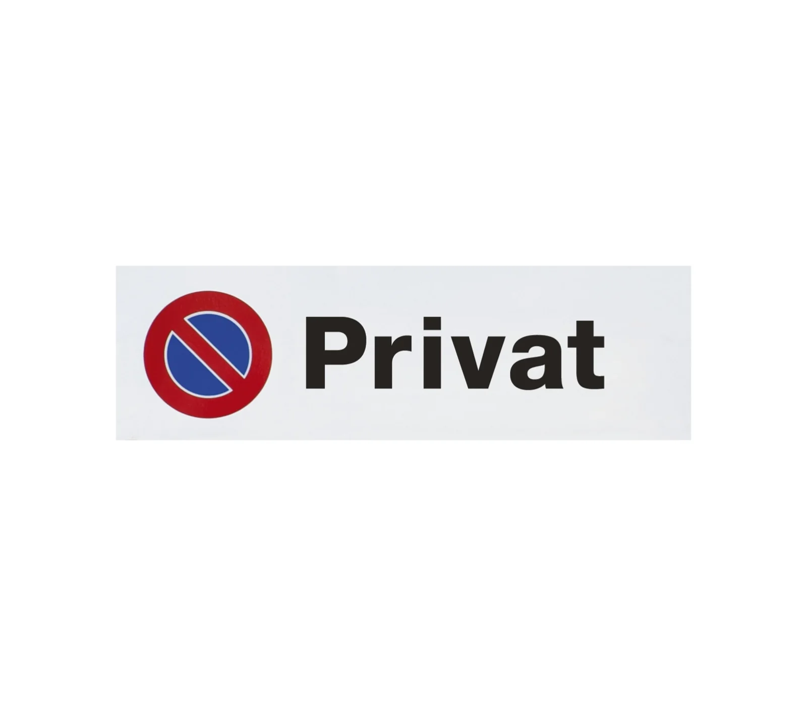 Panneaux pour places de stationnement avec support à enfoncer Privé