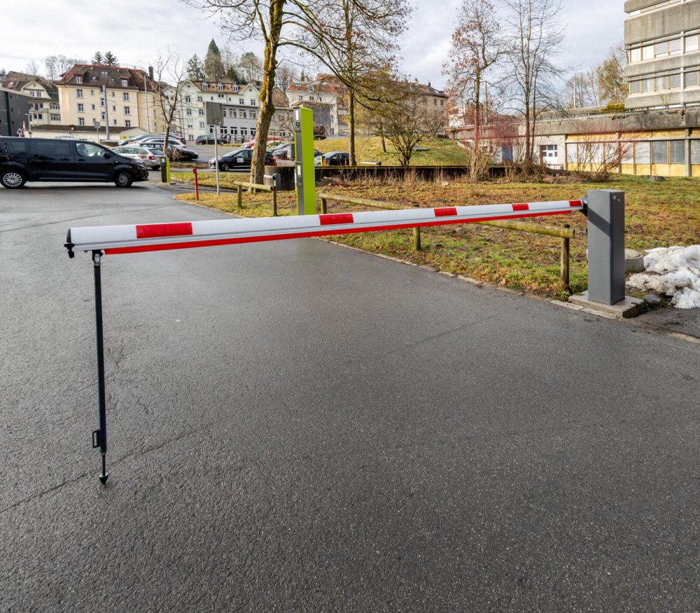 Schranke, Absperrung GBS St. Gallen