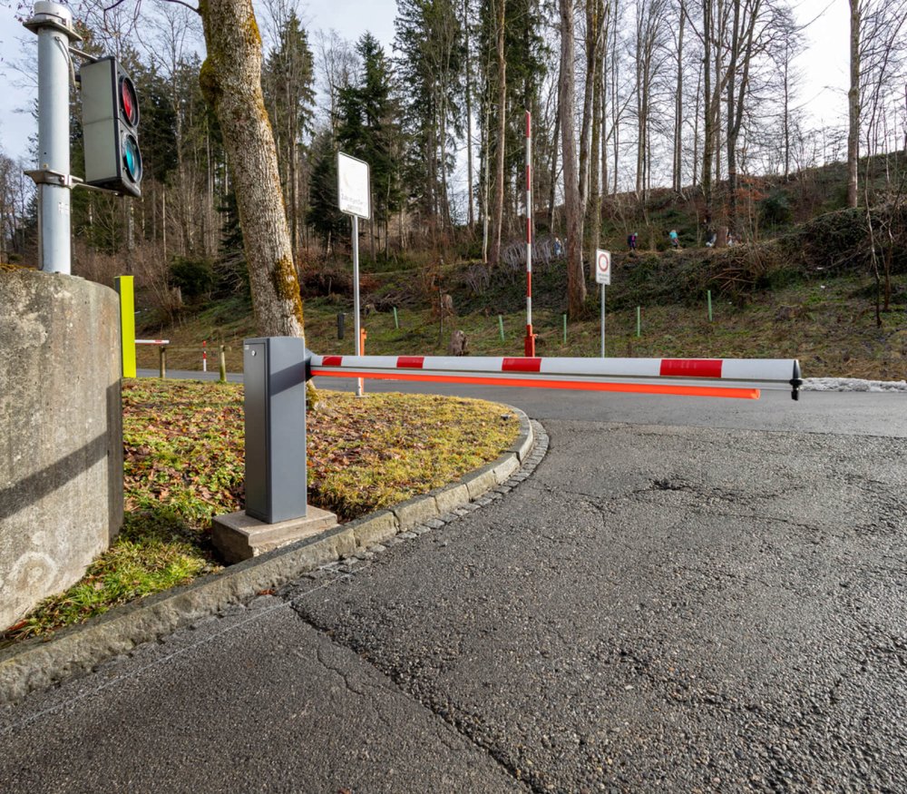 Schranke, Absperrung GBS St. Gallen