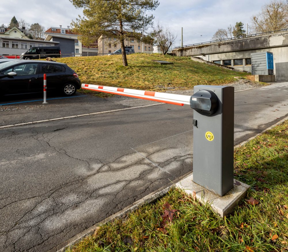 Schranke, Absperrung GBS St. Gallen